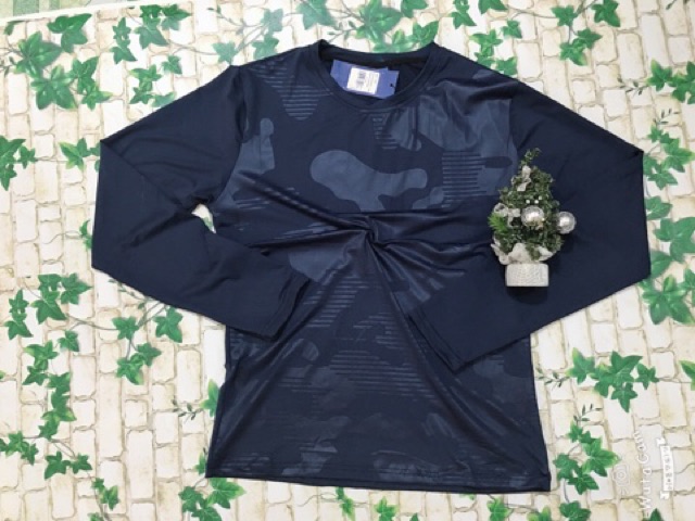 Áo thể thao ép vân giữ nhiệt cao cấp nam | BigBuy360 - bigbuy360.vn