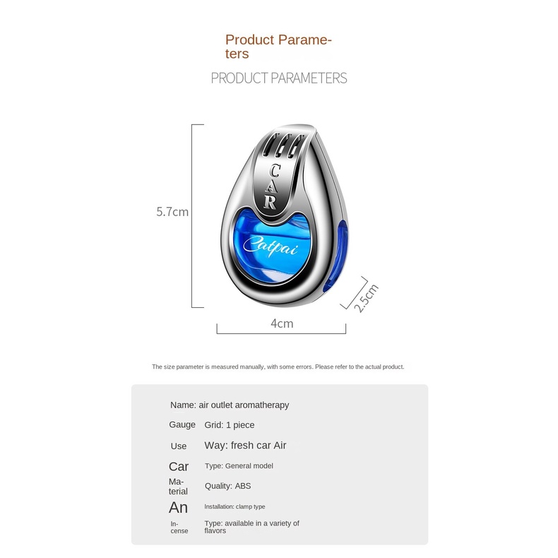 Kẹp Khuếch Tán Nước Hoa Cho Xe Hơi Chất Lượng Cao