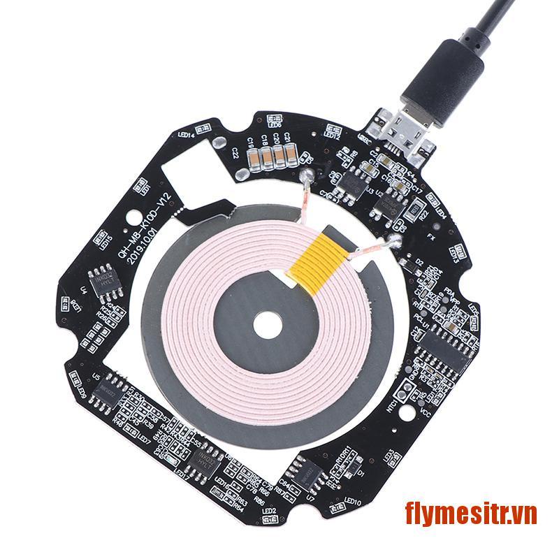 FLYME 10W/15W QI Fast Wireless Charger PCBA Circuit Board Module Transmitter+Coil