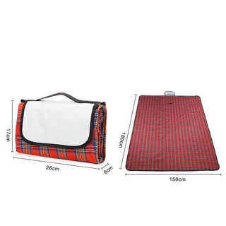 Thảm dã ngoại du lịch đi biển, bạt trải picnic cắm trại đi phượt, thảm tập yoga gấp gọn, 1,8m x 1,5m