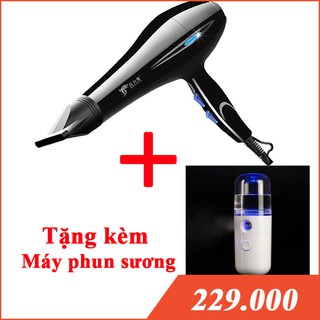 Máy sấy tóc công suất lớn 3 chế độ, máy sấy tóc tạo kiểu 2 chiều nóng lạnh chính hãng Deliya 2200W