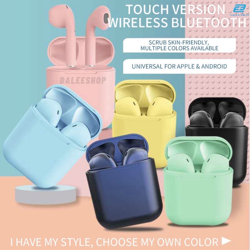 Tai nghe bluetooth inPods cảm ứng âm lượng Mic Đàm Thoại, Pin Trâu, Đủ Màu Sắc. BH 6 Tháng Daleeshop