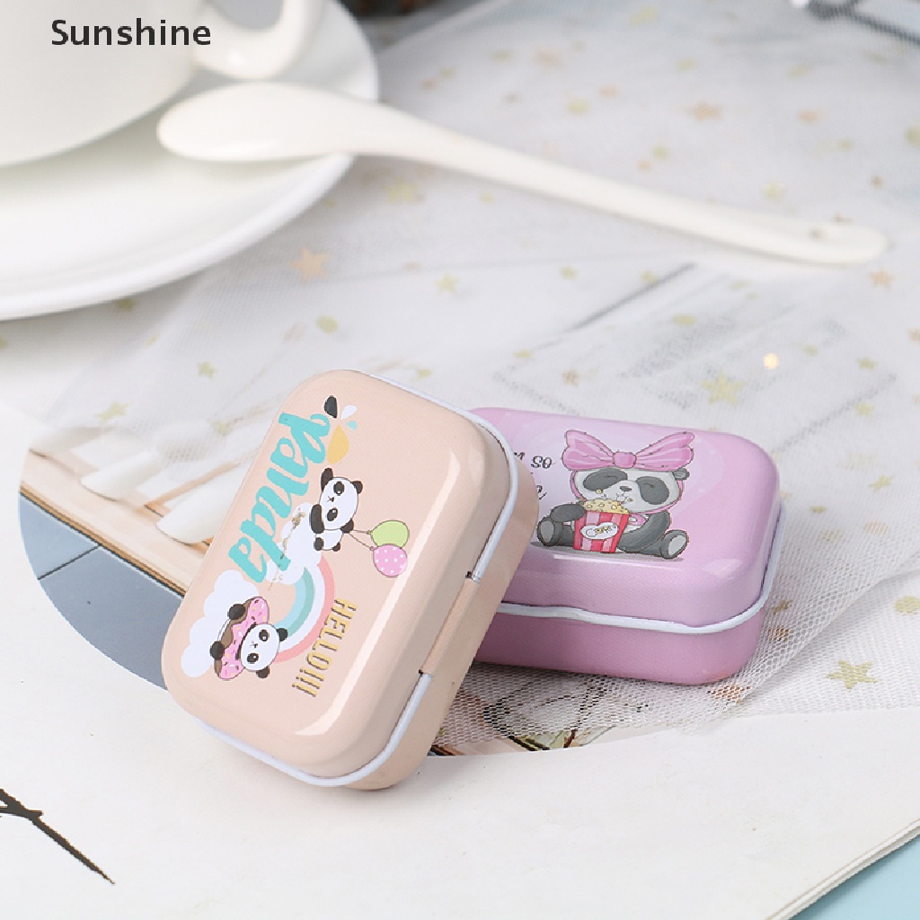 Hộp Thiếc Mini Đựng Trang Sức Màu Kẹo Ngọt Xinh Xắn