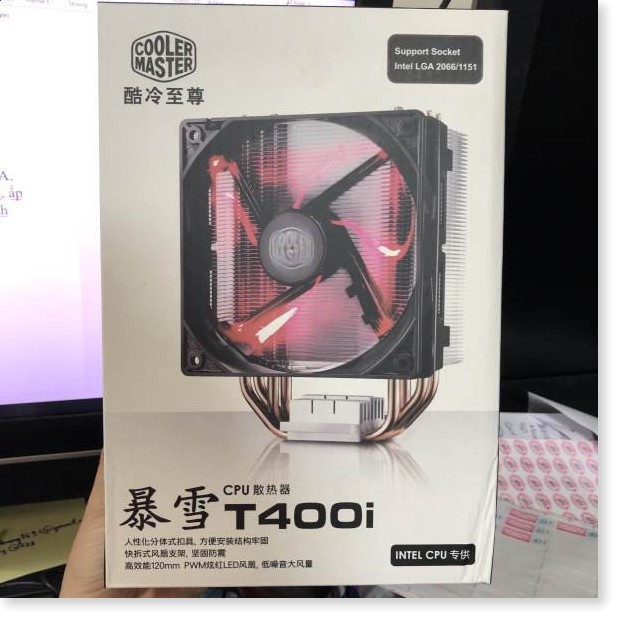 [Mã 154ELSALE2 giảm 7% đơn 300K] Quạt Tản Nhiệt CPU Cooler Master T400i - Hàng Chính Hãng - MrPhukien