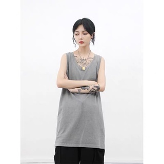 Áo tanktop layer vintage wash