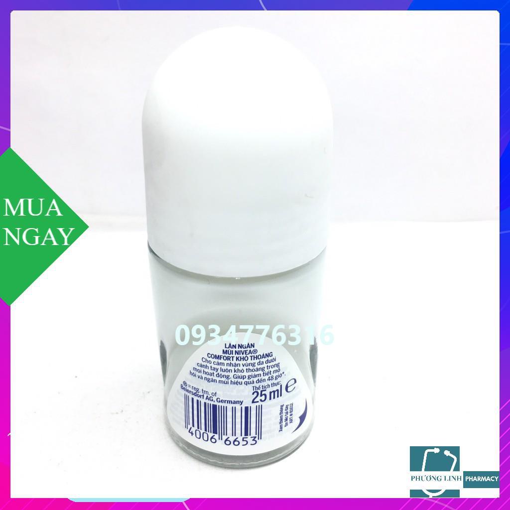 Lăn khử mùi nữ khô thoáng Nivea Dry Comfort 25ml