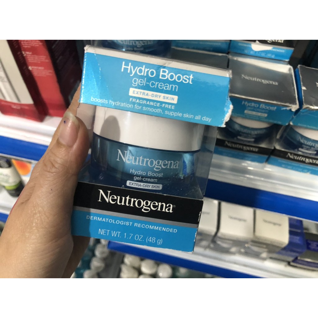 Kem Neutrogena Gel Cream Hydro Boost  Kem dưỡng ẩm dành cho da khô