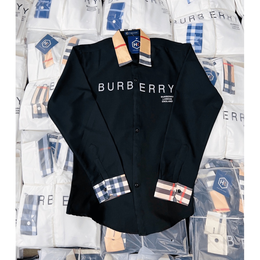 ÁO SƠ MI NAM CỔ PHỐI SỌC BUPBERY VẢI POLO CÁ SÂ.U MỀM MỊN MÁT KHÔNG NHĂN HÌNH SHOP CHỤP THẬT BAO ĐỔI TRẢ HV