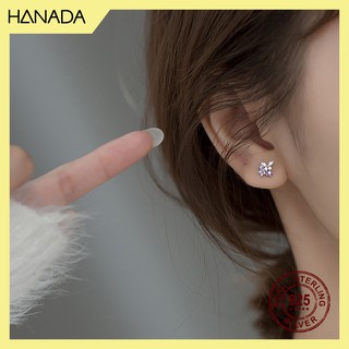 Bông Tai Bạc 925 Hanada Hoa 0719 E13