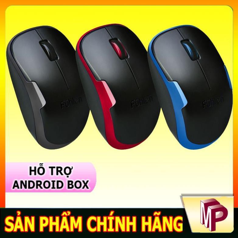 Chuột không dây cao cấp Fuhlen A06G/ Lapop A8 A9 siêu đẹp dùng văn phòng hỗ trợ android box tặng kèm 1 pin AA