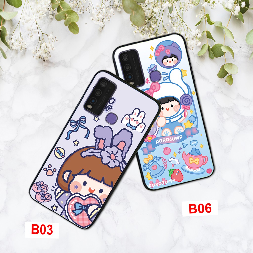 [FREESHIP] ỐP LƯNG VIVO Y30 -VIVO Y50 NHIỀU MẪU CÔ BÉ JUMP RORO ĐẸP CUTE