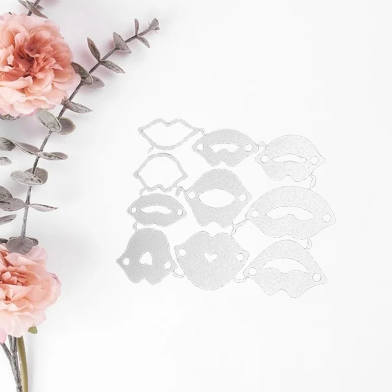 Khuôn Cắt Giấy Kim Loại Hình Đôi Môi Đỏ