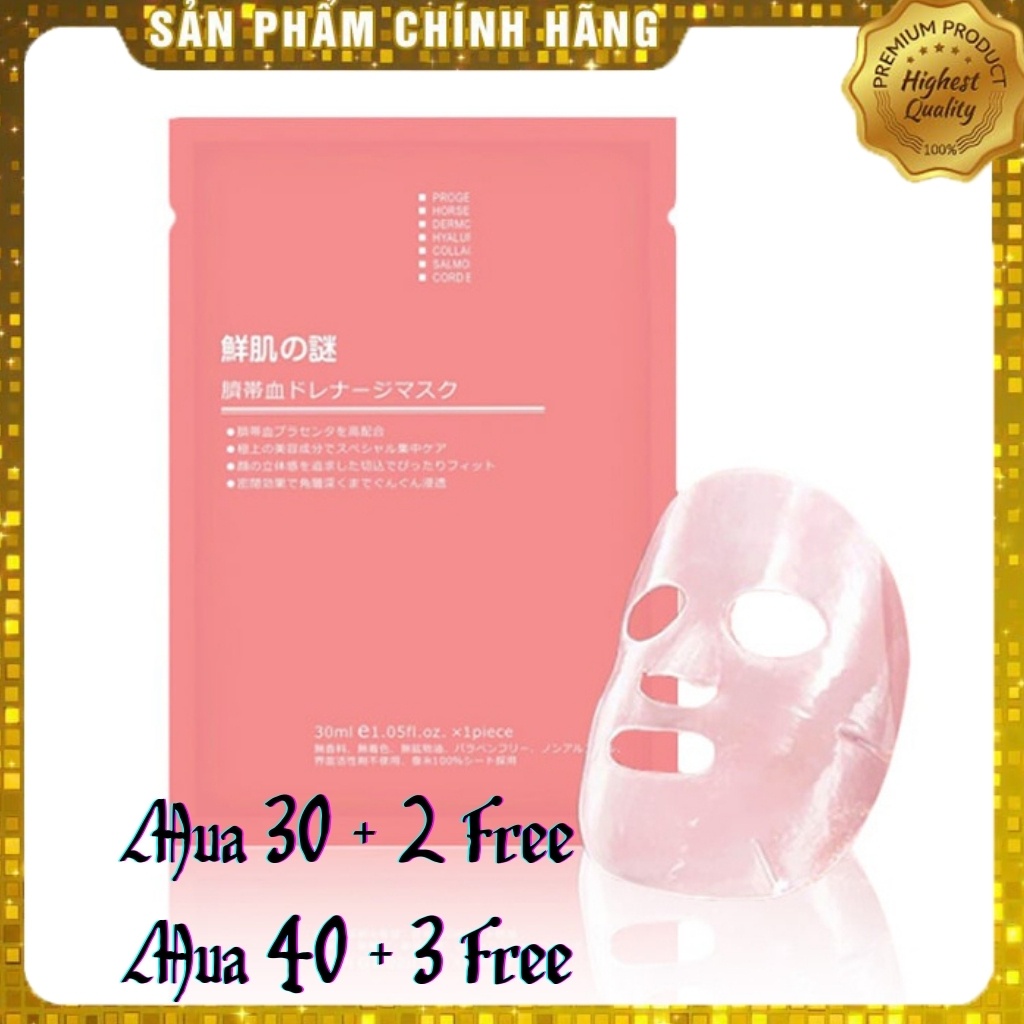 Mặt nạ nhau thai cừu tế bào gốc cuống rốn ❤𝑭𝒓𝒆𝒆𝒔𝒉𝒊𝒑❤  Rwine Beauty Stem Cell Placenta Mask và mặt nạ Naruko Nhật Bản | BigBuy360 - bigbuy360.vn