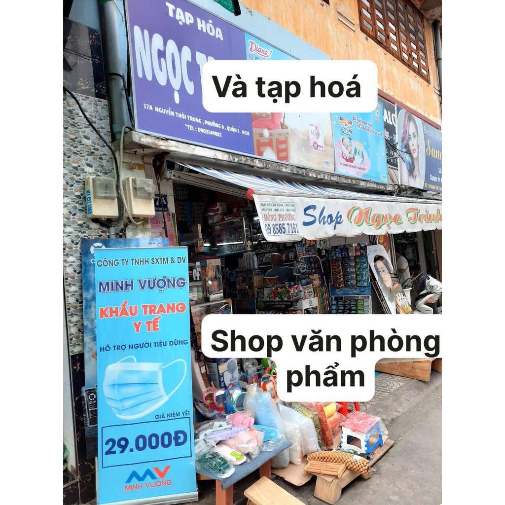 Khẩu trang y tế 4 lớp Minh Vượng Hộp 50 cái - Hàng có sẵn