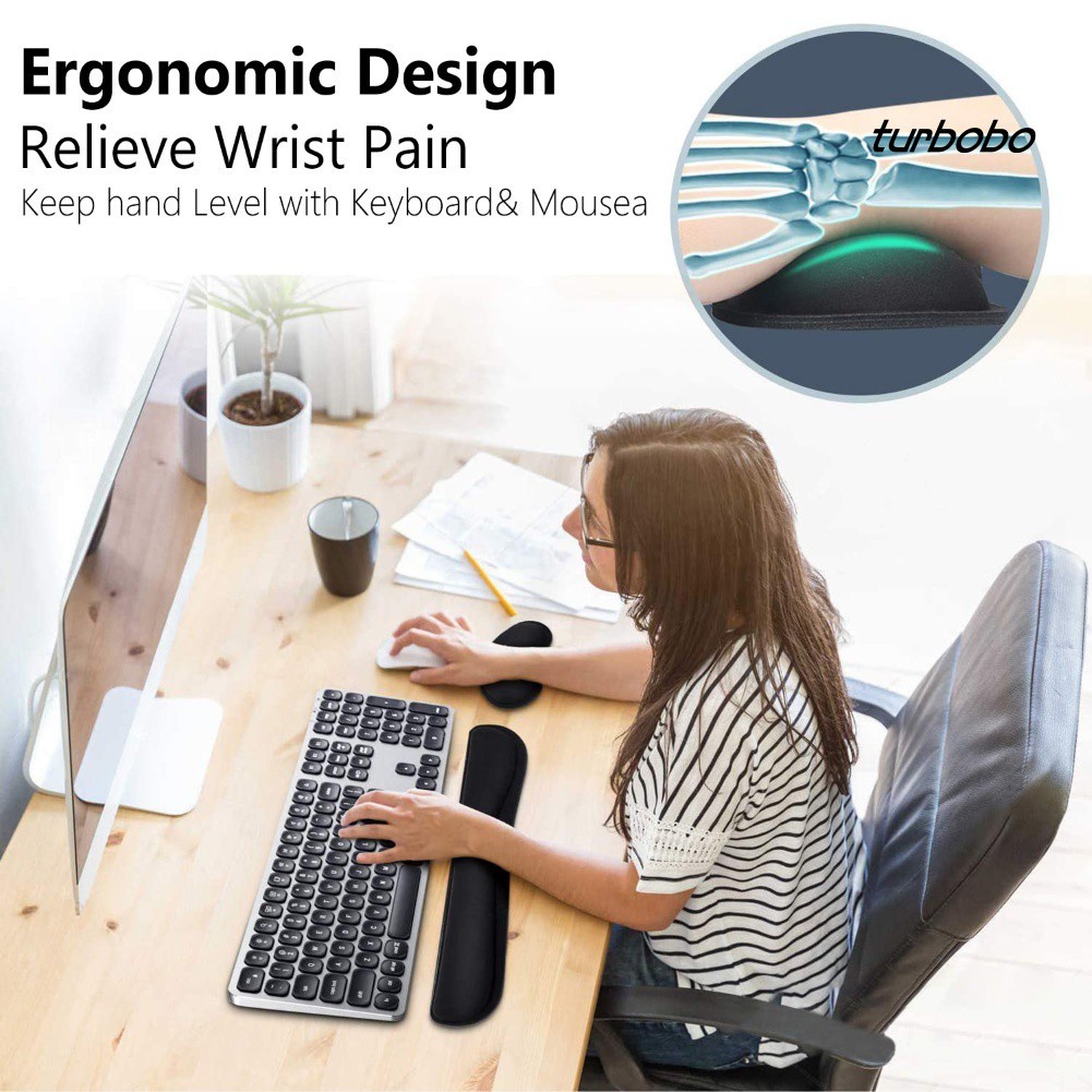 Chuột Đệm kê tay cho bàn phím và chuột thoải mái khi dùng máy tính