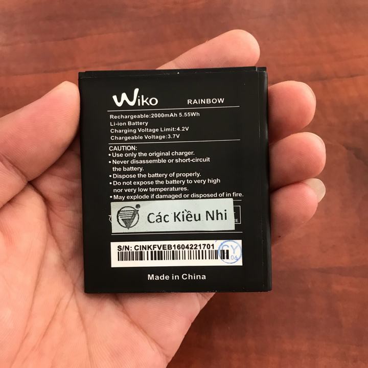 Pin Wiko Rainbow Lite 2000mAh