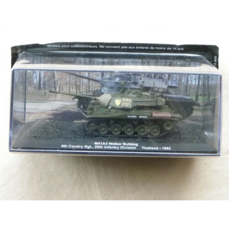 Mô hình xe tăng tỷ lệ 1:72 DeAgostini M-41 US  Army, Sư đoàn Kỵ binh số 25 “Tia chớp nhiệt đới” trong CTVN.