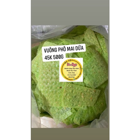 Bánh tráng vuông phô mai dứa Tây Ninh 500g
