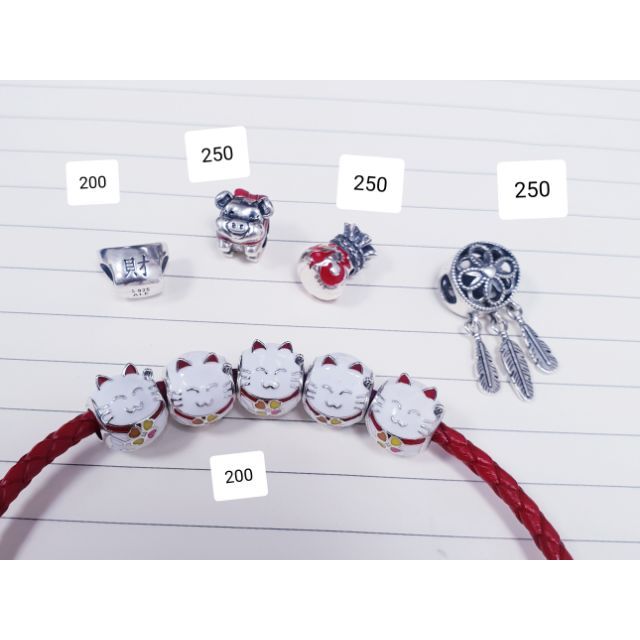Charm bạc s925 vừa vòng pan, pnj, soufeel..
