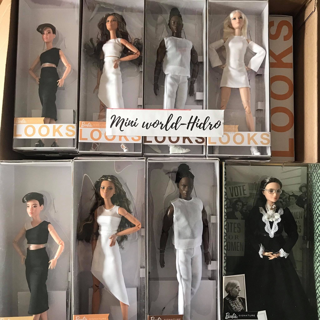 Búp bê Barbie Signature full khớp chính hãng Looks 2021 Susan