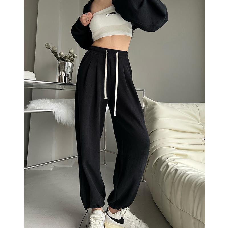 Quần Thể Thao Ống Rộng Phong Cách Đường Phố Mỹ Hàng Mới Dành Cho Bạn Nữ