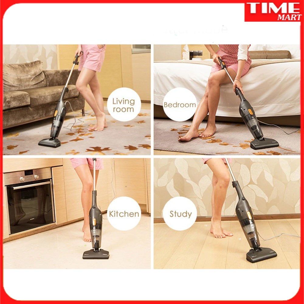 [CHÍNH HÃNG] Máy hút bụi cầm tay Xiaomi Deerma DX115C và DX118C. Hút mạnh và sạch [TIME_MART siêu thị tiện ích gia đình]