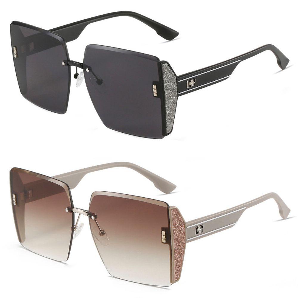 Kính Mát Chống Tia UV400 Tròng To Thời Trang Cho Nam Và Nữ