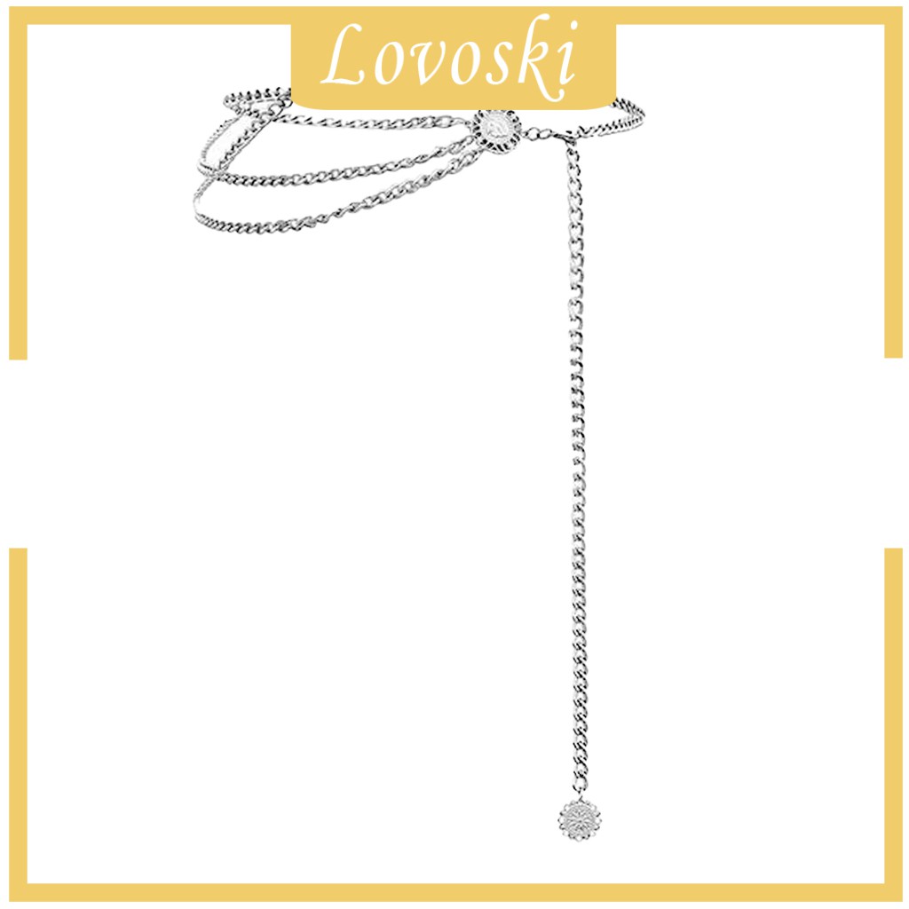 Dây thắt lưng phối tua hình mặt trời kiểu dáng thời trang cho nữ