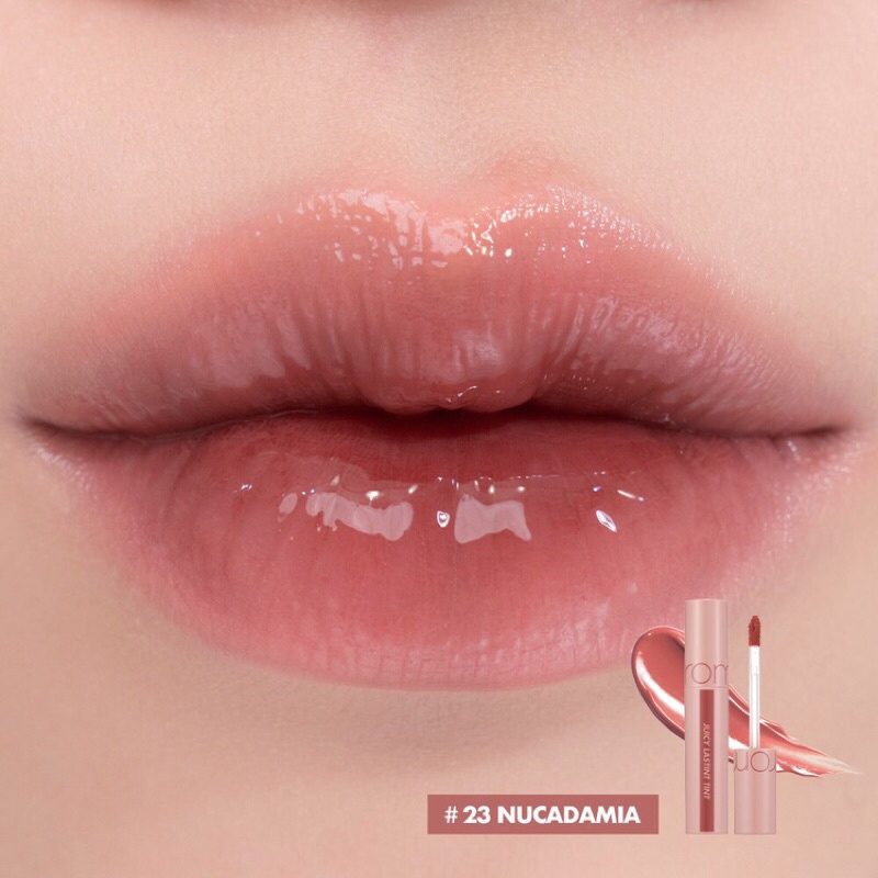 Son tint bóng Romand Juicy Lasting Tint màu 23 Nucadamia