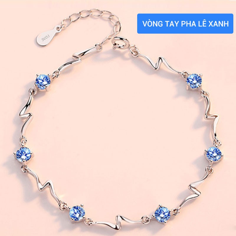 [HÀNG CÓ SẴN] Vòng tay pha lê xanh Tiktok lắc tay phiên bản Hàn quốc cá tính quà tặng lễ tình nhân L2