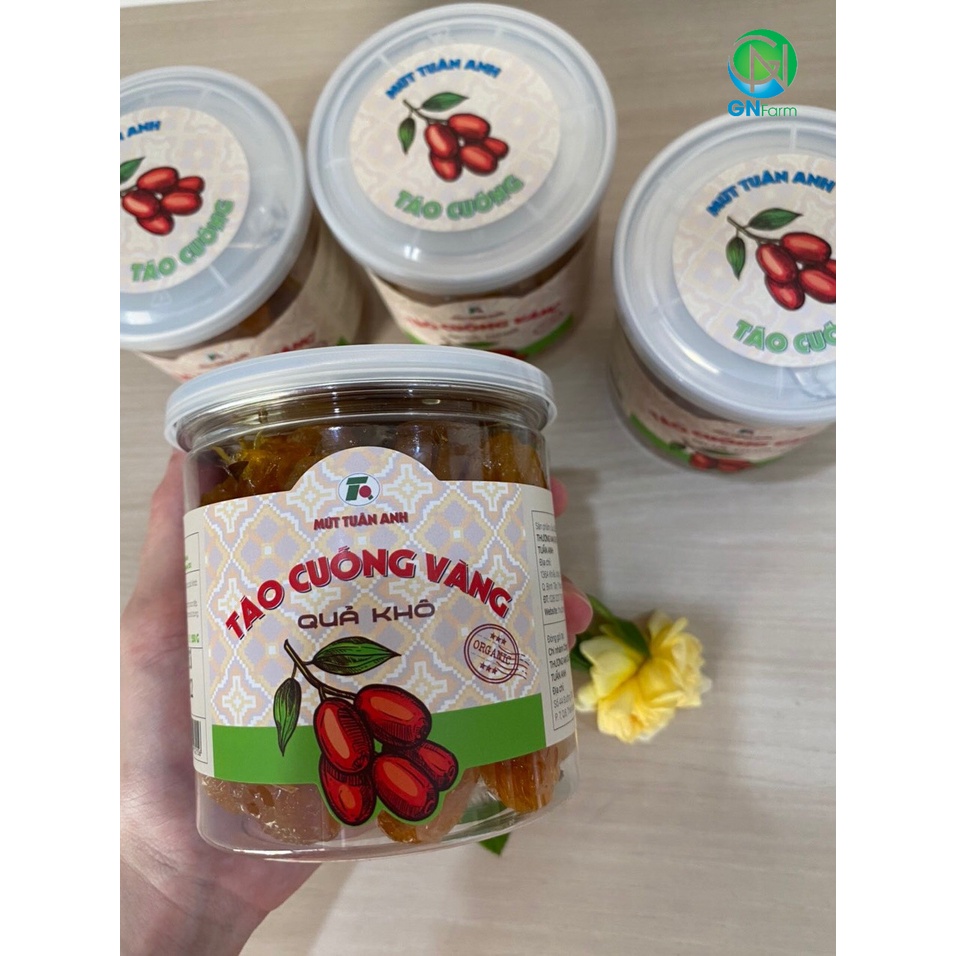 Mứt Táo Loại Ngon Mứt Cherry Táo Cuống Vàng Thơm Ngon