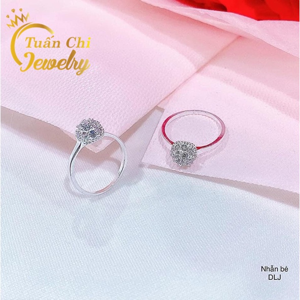 Nhẫn Nữ Bạc Ta Cao Cấp, Đính Đá Nổi Bật, Tinh Xảo