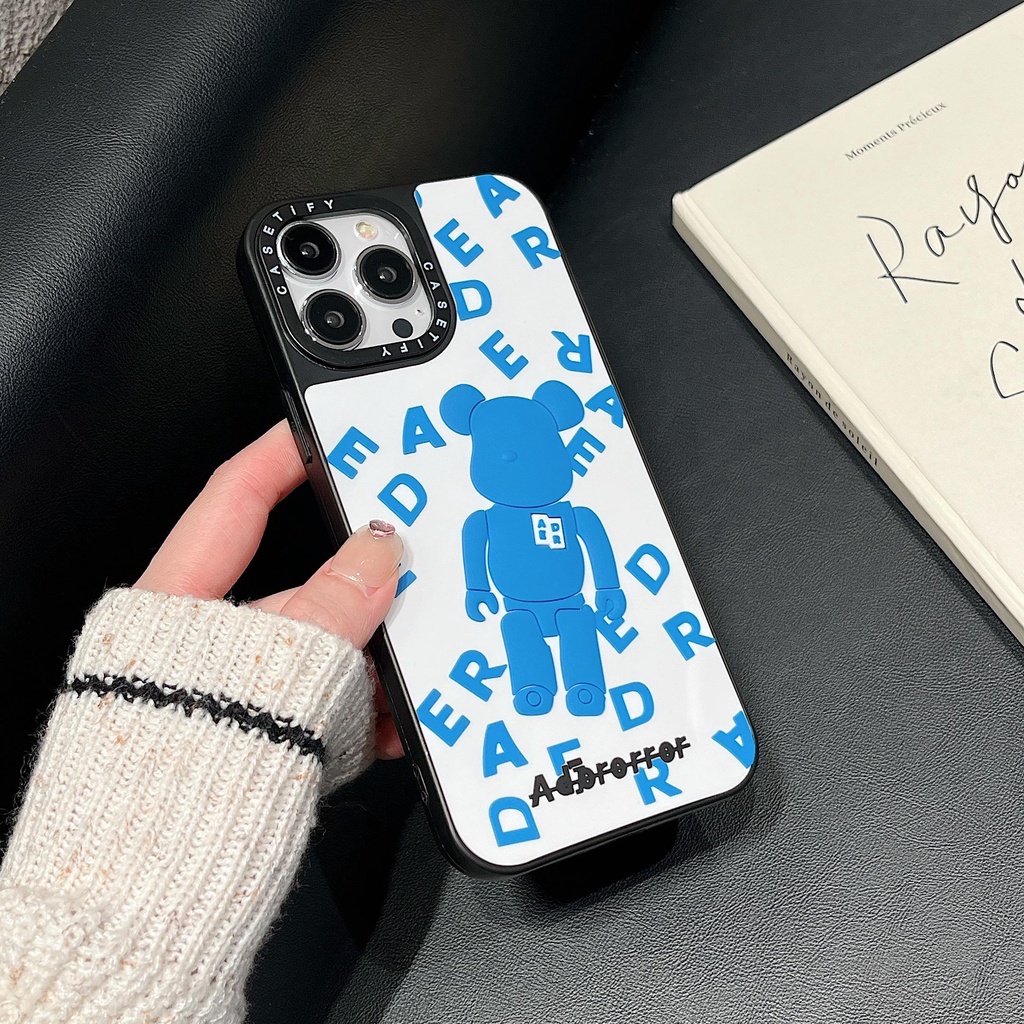 Sang Trọng Ốp Điện Thoại Silicon Hình Chú Gấu Cho iphone 13 Pro Max i13 13pro 11 Pro Max i11 X XR Xs Max 7 plus 8 plus 6 6s 6plus 6splus 12Pro 12 Pro Max