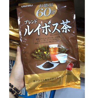 [Có sẵn] Hồng trà Nam Phi Orihiro Ngăn Ngừa Lão Hóa - Bịch 60 gói (Made in Japan)