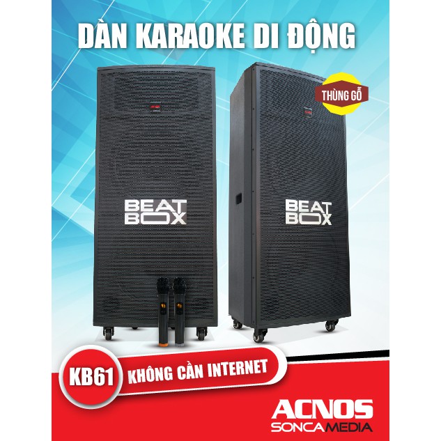 Loa Vali Kéo Karaoke Acnos KB61 Chính Hãng