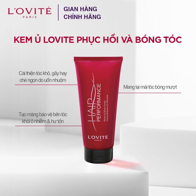 Kem ủ phục hồi tóc Lovite 300ml
