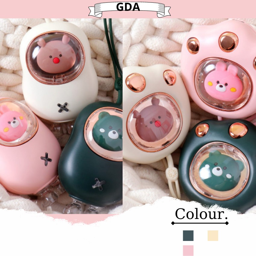 Máy sưởi cầm tay mini hình Chân Mèo _Gấu_Thỏ_Tuần Lộc nhỏ gọn, thông minh, đáng yêu