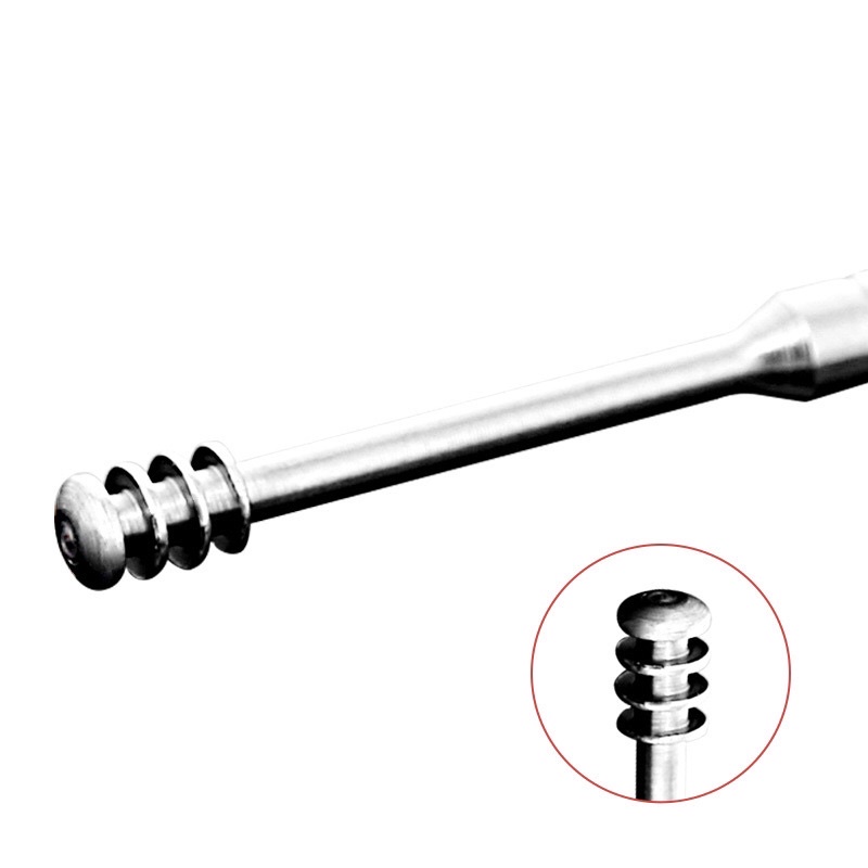 Dụng cụ lấy ráy tai -INOX 5 món 🎀SALE🎀 Lấy ráy tai -5 món cao cấp bằng thépdụng cụ vệ sinh tai