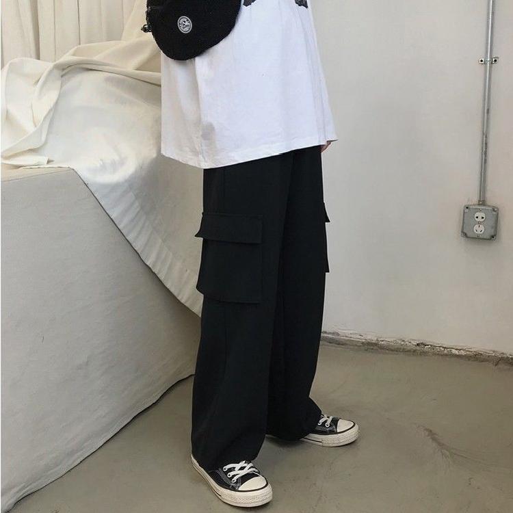 Quần dài phối túi phong cách cá tính thời trang cho nam