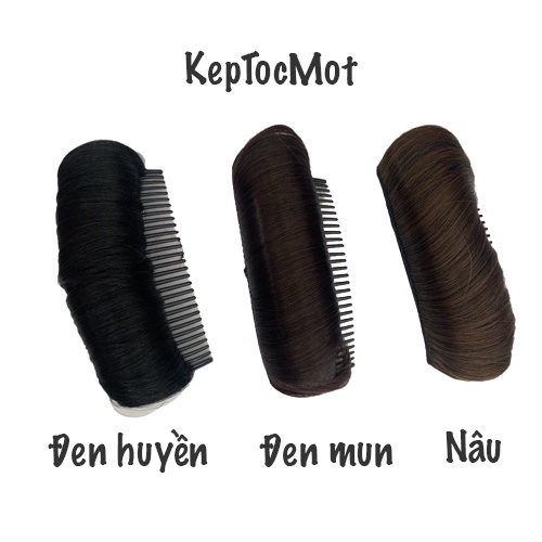 Độn phồng tóc mái giả mới hình thật