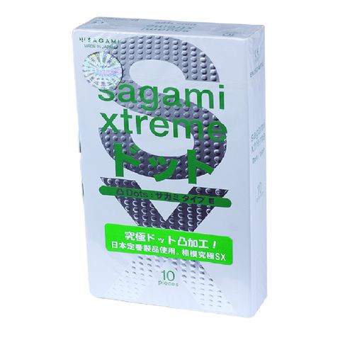 Bao Cao Su Sagami Extreme White Gân Gai Chính Hãng Xuất Xứ Nhật Bản Hộp 10 Chiếc