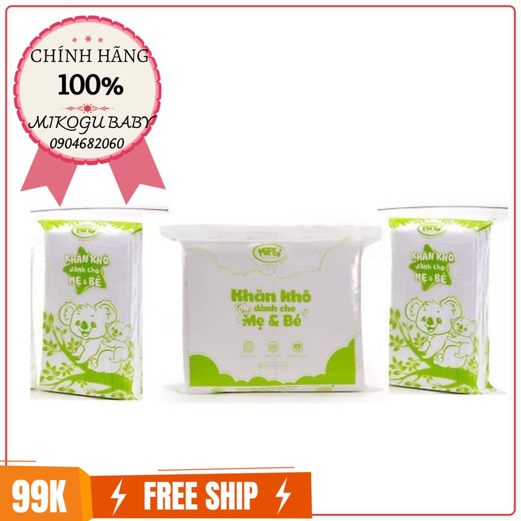 [RẺ VÔ ĐỊCH] KHĂN KHÔ ĐA NĂNG MIPBI CAO CẤP DÀNH CHO BÉ 300/600G ❤️ TIẾT KIỆM❤️ AN TOÀN