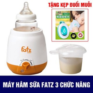 Máy hâm sữa 3 chức năng - Tặng kẹp đuổi muỗi Bikid