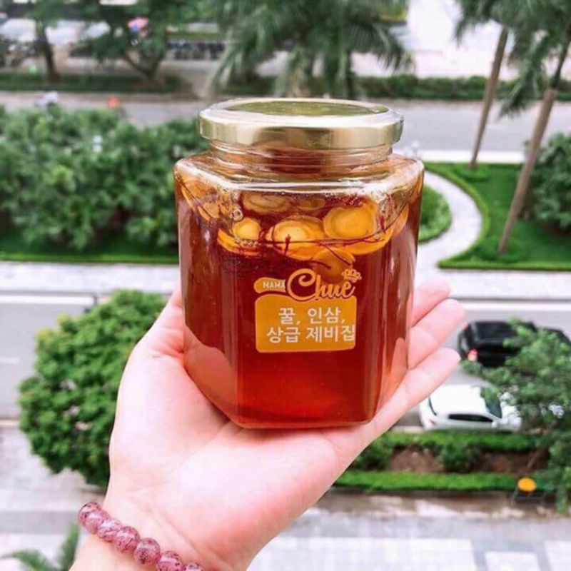 Sâm Mật Ong Nhụy Hoa Nghệ Tây Saffron hũ 500ml ❤ Ngủ Ngon❤ Đẹp Da❤ Cân Bằng Nội Tiết❤ Hỗ trợ gan.