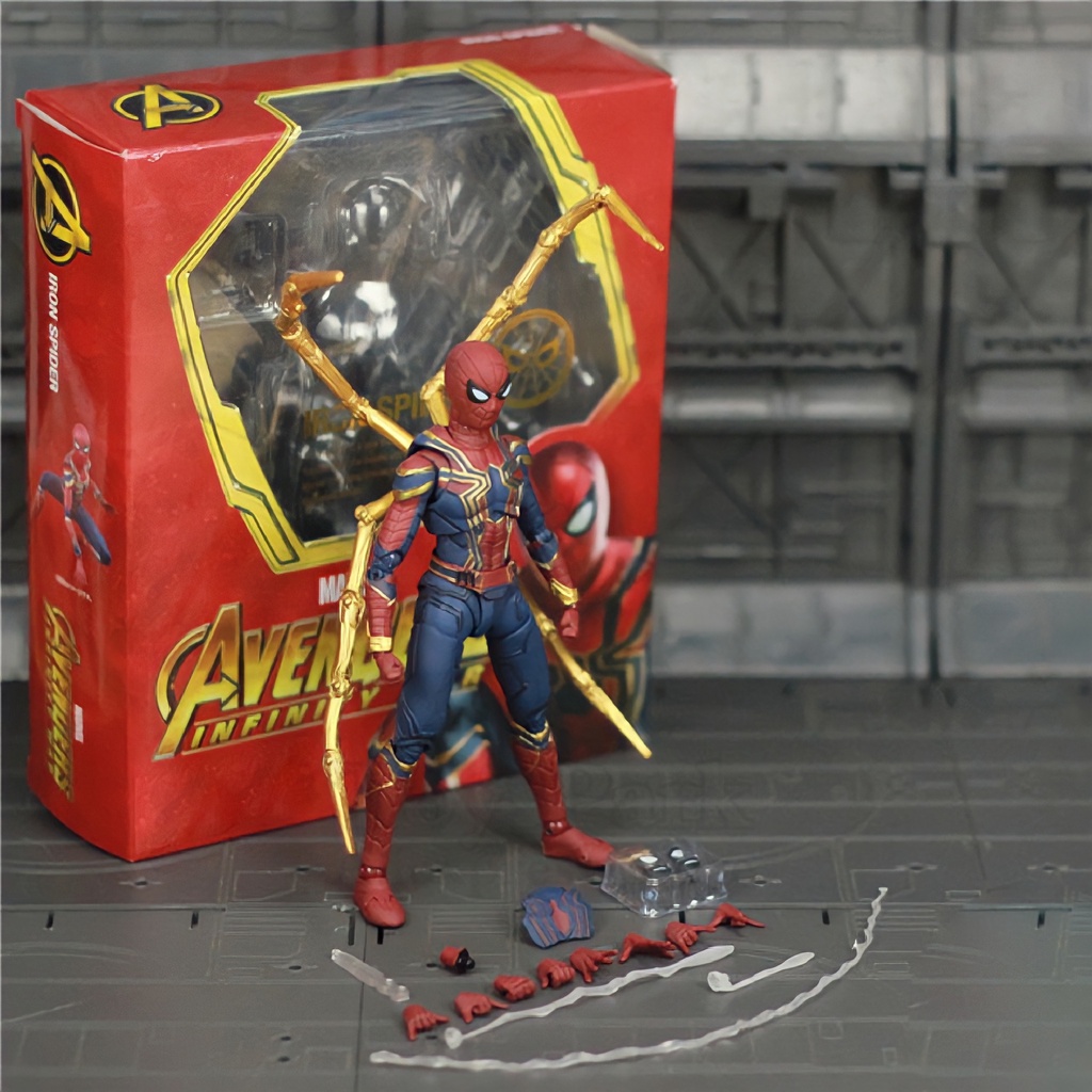 Mô hình Iron Spider Man Avengers Infinity War SHF bootleg