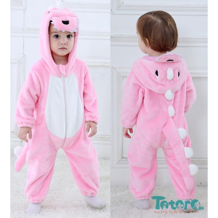Bộ đồ liền thân hình thú em bé Khủng Long