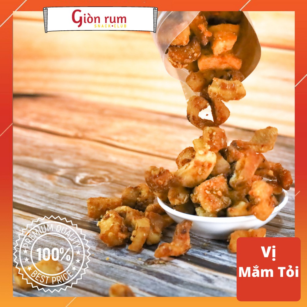 [Siêu Ngon] Tóp Mỡ Sốt Vị Mắm Tỏi - 100g - Siêu Sạch Đậm Vị Thơm Giòn Chất Lượng - Đồ Ăn Vặt - Giòn Rụm Snack Club | BigBuy360 - bigbuy360.vn