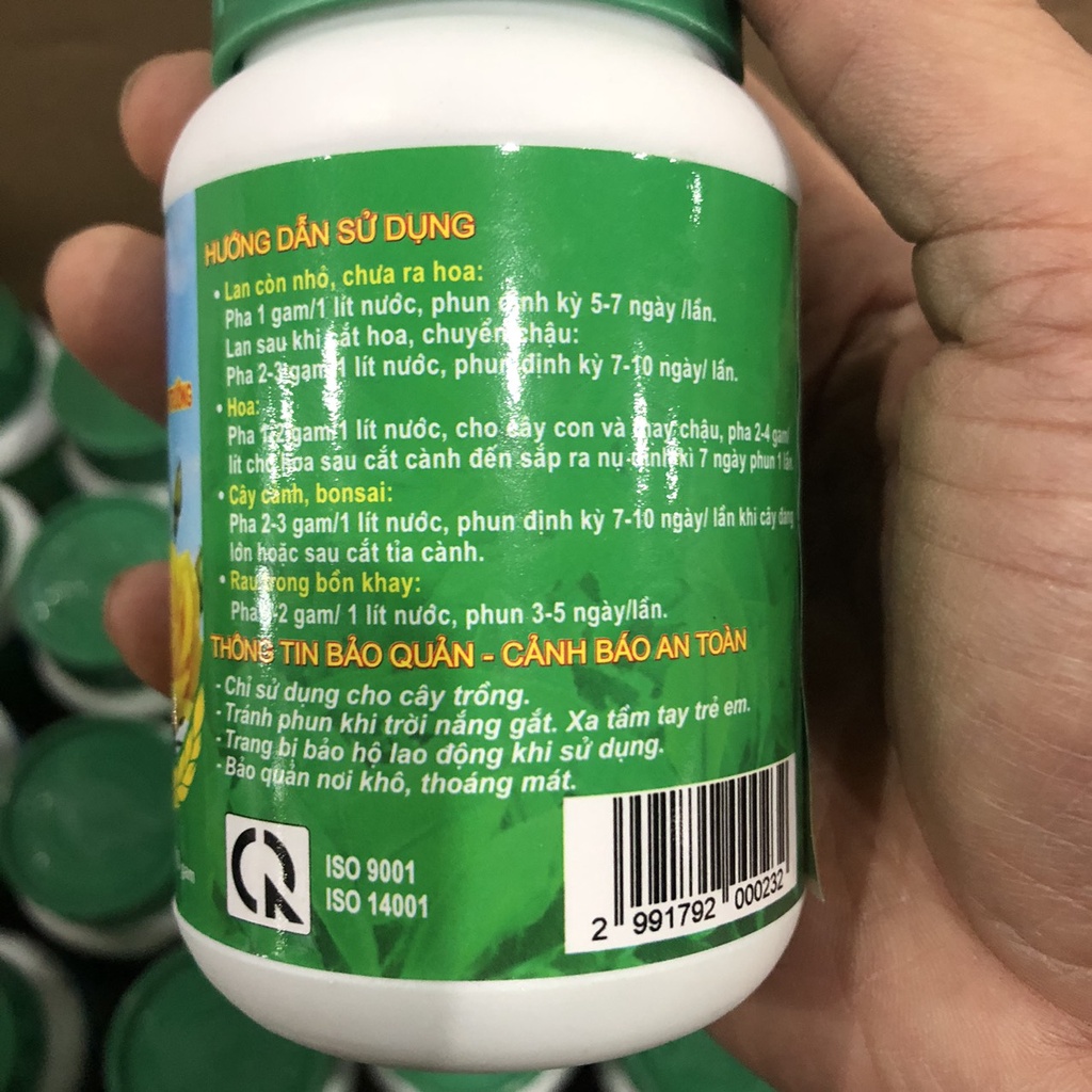 Lọ 100g Phân bón chính hãng đầu trâu MK 501 NẢY CHỒI RA LÁ