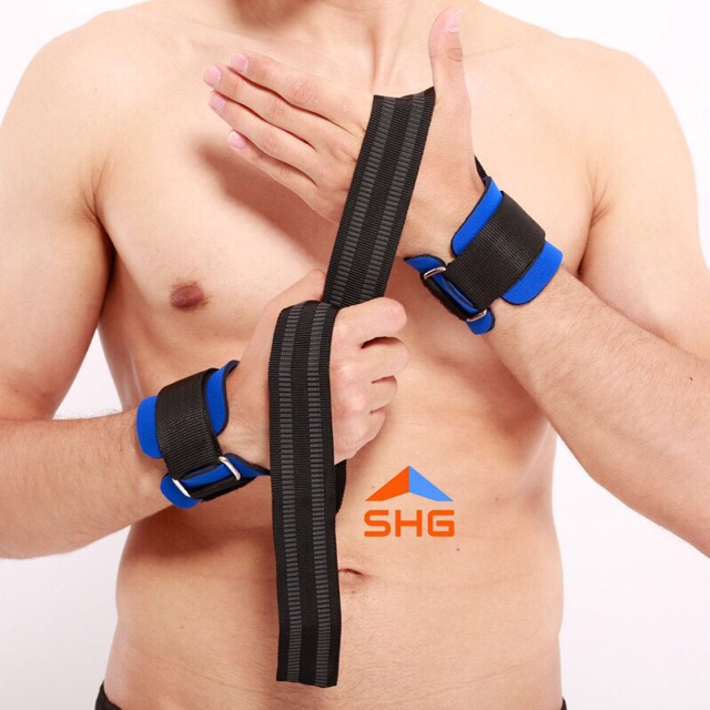 DÂY KÉO LƯNG (STRAPS) AOLIKE PHIÊN BẢN KHÓA DÁN, HỖ TRỢ TẬP GYM CHUYÊN NGHIỆP, VẢI DỆT DÀY DẶN, KHÔNG CO GIÃN