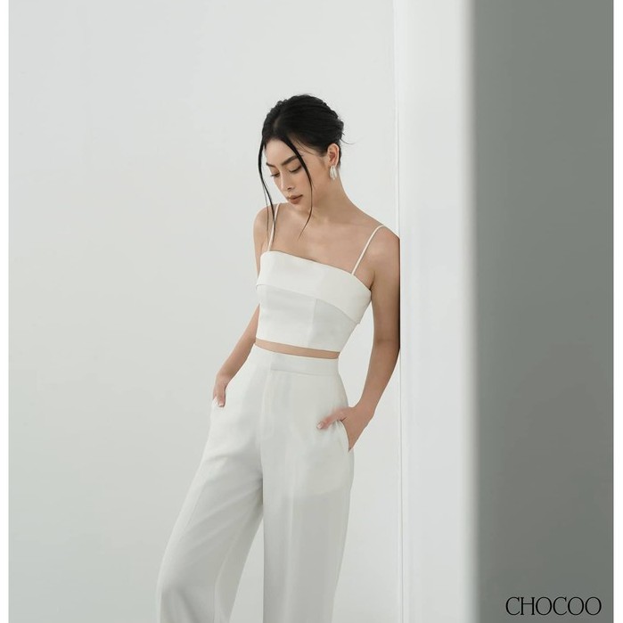 Quần ống suông CHOCOO EMBER PANT V2 thiết kế cạp cao chất liệu vải cao cấp